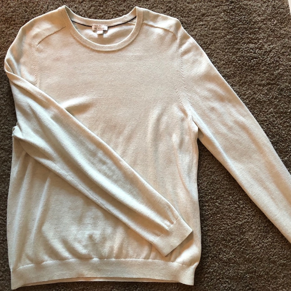 Gap Cotton Cashmere Cream Sweater